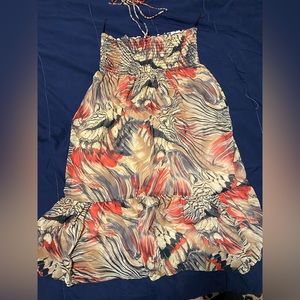 Colourful dress (strapless) PLUS SIZE 3x (1X)